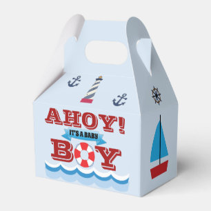 Ahoy, es ist ein Babyjunge 4" x 2.5" x 5"  Geschenkschachtel