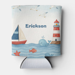 Ahoy Es ist ein Boy Nautical Can Cooler Dosenkühler