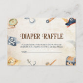 Ahoy Es ist ein Boy Pirate Baby Duschkabine Windsc Begleitkarte (Vorderseite)