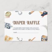 Ahoy Es ist ein Boy Pirate Baby Duschkabine Windsc Begleitkarte (Vorderseite)