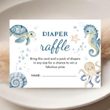 Ahoy, es ist ein Junge! Baby Shower Windel-Raffle