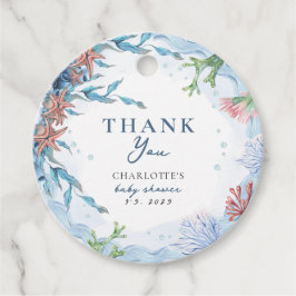 Ahoy Es ist ein Junge! Nautical Baby Dusche Vielen Geschenkanhänger