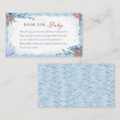 Ahoy Es ist ein Junge! Nautical Book for Baby Begleitkarte (Vorne/Hinten)