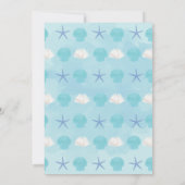 Ahoy Es ist ein Junge Nautical Ocean Boy Babydusch Einladung (Rückseite)