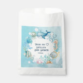 Ahoy! Es ist ein Junge unter der Kinderdusche des  Geschenktütchen (Vorderseite)