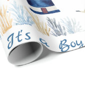 Ahoy! Es ist ein Kolibris unter dem Meer Geschenkpapier (Rolleneckpunkt)