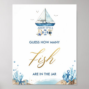 Ahoy Es ist ein männlicher Kauratgeber, wie viele Poster