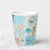 Ahoy! Es ist eine Baby Blue Baby Dusche Pappbecher (Rechts)