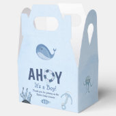 Ahoy Es ist eine Baby-Dusche für junge Meerestiere Geschenkschachtel (Geöffnet)