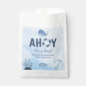 Ahoy Es ist eine Baby-Dusche für junge Meerestiere Geschenktütchen (Vorderseite)