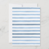 Ahoy Es ist eine Baby Elephant Sailboat Babydusche Einladung (Rückseite)