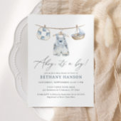 Ahoy Es ist eine Baby-Kinderdusche Einladung