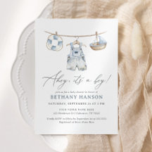 Ahoy Es ist eine Baby-Kinderdusche