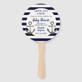 Ahoy Es ist eine Baby-Kinderdusche Fächer (Vorderseite)