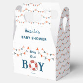 Ahoy Es ist eine Baby-Kinderdusche Geschenkschachtel (Geöffnet)