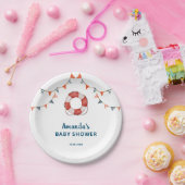 Ahoy Es ist eine Baby-Kinderdusche Pappteller (Party)