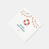 Ahoy Es ist eine Baby-Kinderdusche Serviette (Ecke)