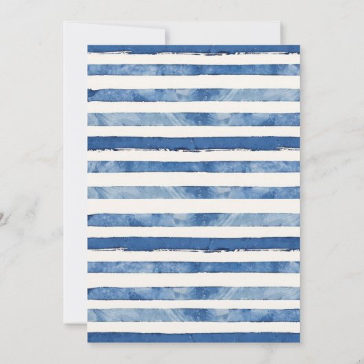 Ahoy Es ist eine Babydusche für Kinder Einladung (Rückseite)