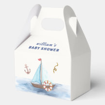 Ahoy Es ist eine Babydusche mit Kinderschiff