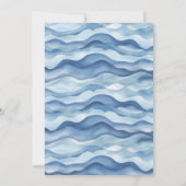 Ahoy es ist eine Boy Baby Shower Einladung (Rückseite)