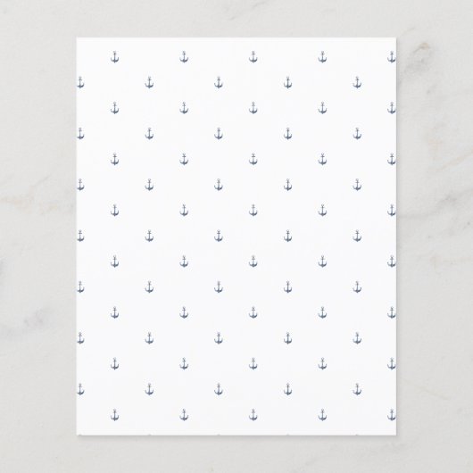 Ahoy es ist eine Boy Boat Baby Shower Budget Einla (Rückseite)