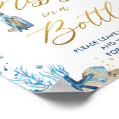 Ahoy Es ist eine Boy Nautical Nachricht in einem F Poster (Ecke)