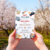 Ahoy Es ist eine Boy Pirate Baby Dusche Einladung