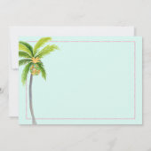 Ahoy Es ist eine Einladung für ein Mädchen-Baby-Du (Rückseite)