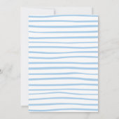 Ahoy! Es ist eine kinderfarbene Kinderdusche Einladung (Rückseite)