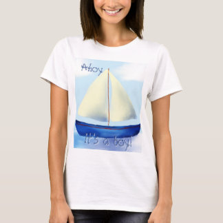 Ahoy, es wird ein Junge werdende Mutter T-Shirt