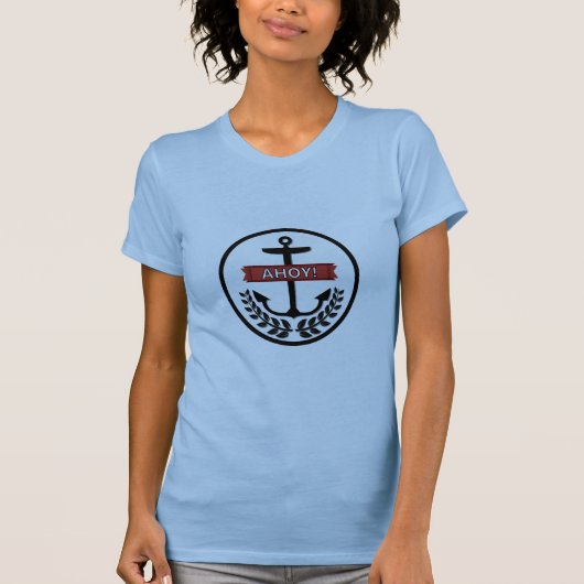 Ahoy - Frauen-Bella+Leinwand T - Shirt schlank (Vorderseite)