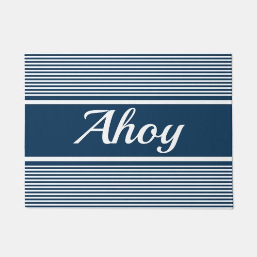 Ahoy Fußmatte (Vorderseite)