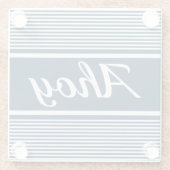 Ahoy Glasuntersetzer (Rückseite)