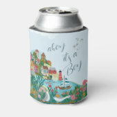 Ahoy ist ein Baby-Dusche-Party Dosenkühler (Kanne Rückseite)