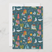 Ahoy ist ein Baby-Dusche-Party Einladung (Rückseite)