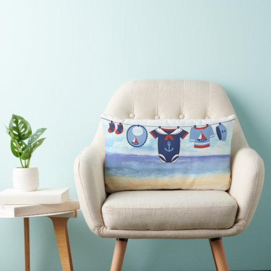 Ahoy ist ein Baby-Duschkissen Lendenkissen (Stuhl )