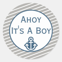 Ahoy ist ein Baby-Duschkleber