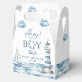 Ahoy ist ein Baby Nautical Baby Dusche Geschenkschachtel (Geöffnet)