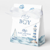 Ahoy ist ein Baby Nautical Baby Dusche Geschenkschachtel (Vorderseite)