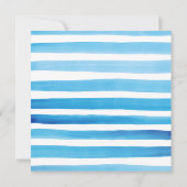 Ahoy ist ein Junge. Kinderdusche Einladung (Rückseite)