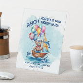 Ahoy ist ein Junge Nautic fügen Sie Ihre eigenen W Sockelschild (In SItu)