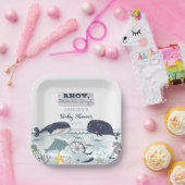 Ahoy ist ein Junge unter der Sea Baby Dusche Pappteller (Party)