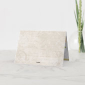 Ahoy ist ein nautisches Foto für Jungen Dankeskarte (Rückseite)