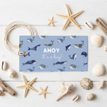 AHOY ist eine Baby-Dusche für Jungen