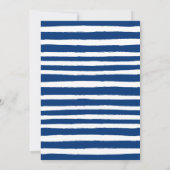 Ahoy ist eine Baby-Kinderdusche Einladung (Rückseite)