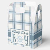 Ahoy ist eine Baby-Kinderdusche Geschenkschachtel (Geöffnet)