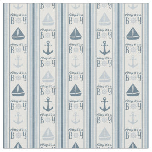 Ahoy ist eine Baby-Kinderdusche Stoff