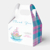 Ahoy ist eine Baby Ship Animals Sailboat Baby Dusc Geschenkschachtel (Rückseite)