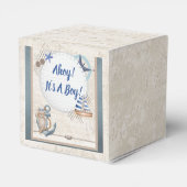 Ahoy ist eine Baby-Wassermassage Babydusche Geschenkschachtel (Rückseite)