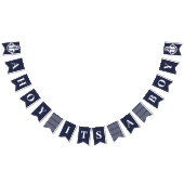 Ahoy ist eine junge, nautische Jagdfahnen Wimpelkette (Alle)